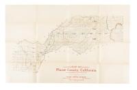 Map of Placer County, California showing boundaries of the national forests... Issued by the State Mining Bureau... Lewis E. Aubry State Mineralogist