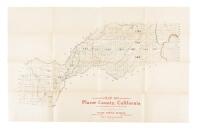 Map of Placer County, California showing boundaries of the national forests... Issued by the State Mining Bureau... Lewis E. Aubry State Mineralogist