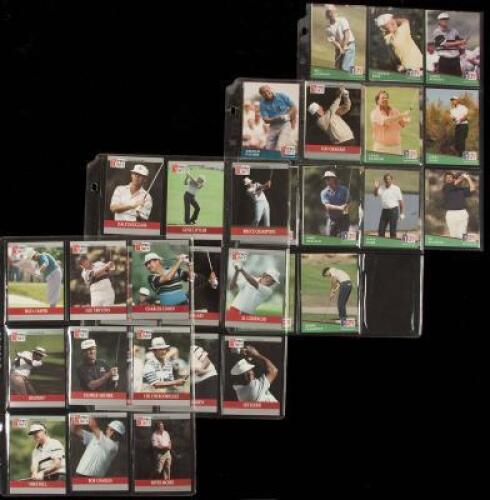 Over 130 PGA Tour trading cards