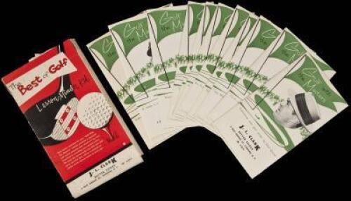 The Best of Golf Lesson-Minder Kit with 11 instructional pamphlets