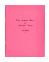 Five Autumn Songs for Children's Voices