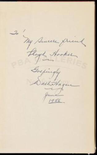 The Walter Hagen Story, by the Haig, Himself