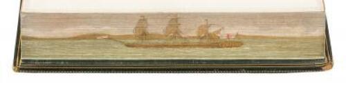 The Poetical Works - with a fore-edge painting of a British-flagged frigate