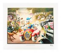 A 1934 Belchfire Runabout - Full-size lithograph, Gold Plate Edition