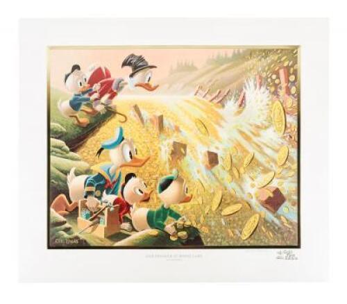 Dam Disaster at Money Lake - Full-size lithograph, Gold Plate Edition