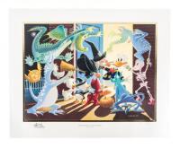 Halloween in Duckburg - Full-size lithograph, Gold Plate Edition