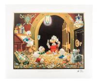 This Dollar Saved My Life at Whitehorse - Full-size lithograph, Gold Plate Edition