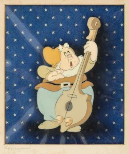"Happy #48B" - Original production cel for "Snow White and the Seven Dwarfs"