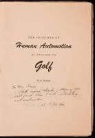 The Principles of Human Automotion as applied to Golf