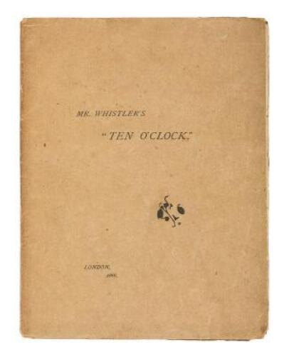 Mr. Whistler's "Ten O'Clock"