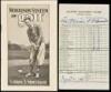 Morrison System of Golf - with signed score card