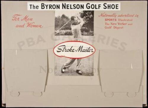 Advertising display for "The Byron Nelson Shoe"