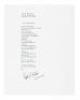 "the laughing heart"- manuscript poem signed by Bukowski