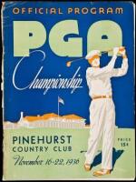 [19th] PGA Championship, Pinehurst Country Club, November 16-22, 1936. Official Program