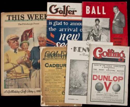 Collection of Early Golf periodicals