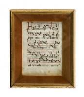 Pair of antiphonal leaves