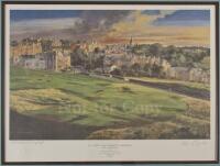 17th Hole, Old Course at St. Andrews, Fife Scotland - Artist's Presentation Proof