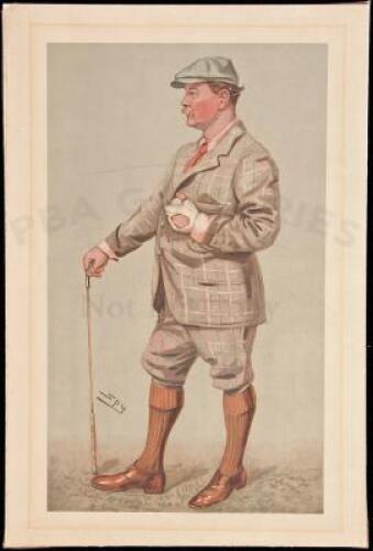 Proof copy of Vanity Fair "Spy" print of S. Muir Fergusson