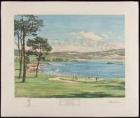 The 18th Green Pebble Beach, Calif. - signed color print