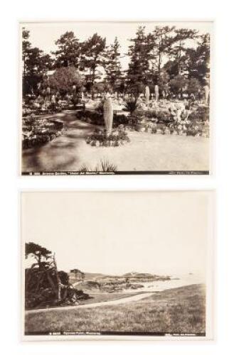 Two photographs of Monterey, California
