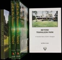 Five volumes of Australia & New Zealand golf club histories
