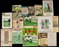 Fifteen booklets of golf instruction