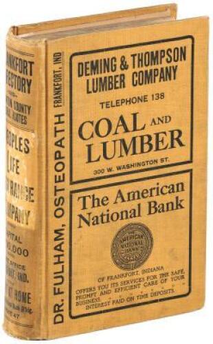 Frankfort City Directory and Clinton County Gazetteer 1911
