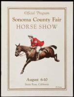 Official Program Sonoma County Fair Horse Show