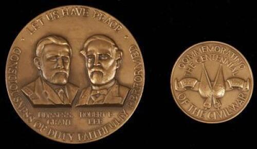 Two Civil War Commemorative Medals