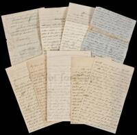 Archive of approx. 60 letters from William Hibbard, serving in Co. B, 160th Regt. New York Volunteers, to his wife Delia Hibbard, of Palmyra, New York