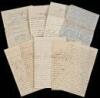 Archive of approx. 60 letters from William Hibbard, serving in Co. B, 160th Regt. New York Volunteers, to his wife Delia Hibbard, of Palmyra, New York
