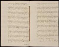 Manuscript Document, signed, as Lord Justices of Great Britain regarding negotiating for Hudson's Bay Fur Trade Boundaries with France