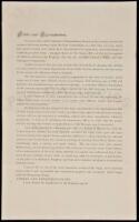 Speech of David Kalakaua, King of Hawaii, to the opening of the special session of the Legislative Assembly