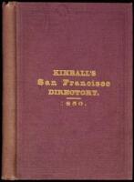 The San Francisco City Directory...September 1, 1850