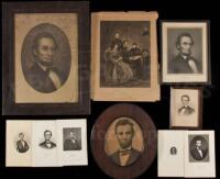 Collection of portraits of Abraham Lincoln