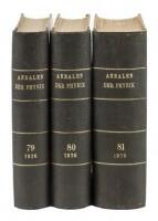 Schr&ouml;dinger&rsquo;s equation and the invention of wave mechanics &ndash; five articles in three volumes of Annalen der Physik