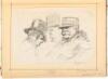 Celebrities Sketched From Life - an album of 20 original sketches by Bernhardt Wall - 9