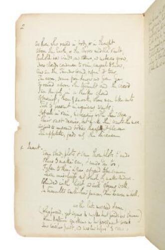 Manuscript copy of John Denham's 1642 poem "Cooper's Hill," in the hand of Peter Cunningham, editor of the 1854 edition of Samuel Johnson's Lives of the most eminent English Poets