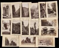 Fifteen albumen photographs of Colorado