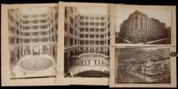 Four albumen photographs of the Palace Hotel in San Francisco