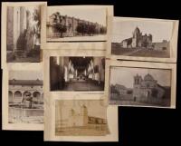 Seven albumen photograph of Missions in California