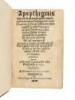 Apopthegmis, that is to saie, prompte, quicke, wittie and sentencious saiynges of certain Emperours, Kynges Capitaines, Philosophiers and Oratours, as well Grekes, as Romaines... First gathered and compiled in Latine by the ryght famous clerke Maister Era - 2