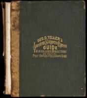 Geo. D. Teller's American Shippers and Express Guide, Traveler's Directory, and Official Post Office and Telegraph Guide, Showing the Names, Alphabetically Arranged, of Every City, Town and Village in the United States and Canada, on What Rail Road, Lake,