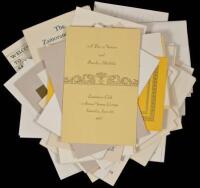 Collection of Zamorano club ephemera including a long run of Hoja Volante