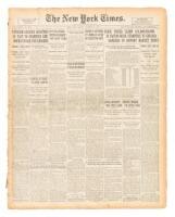 Stock market crash of 1929 in the New York Times