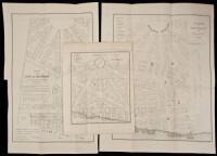 Three plans of Detroit, Michigan