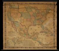 New Map of that Portion of North America, Exhibiting the United States and Territories, the Canadas, New Brunswick, Nova Scotia, and Mexico, also Central America, and the West India Islands