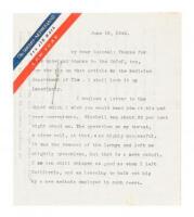 Two letters from Damon Runyan to Joseph Willicombe, close friend and long-time secretary of William Randolph Hearst