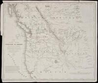 Map of the United States Territory of Oregon West of the Rocky Mountains. Exhibiting the various Trading Depots or Forts occupied by the British Hudson Bay Company, connected with the Western and northwestern Fur Trade