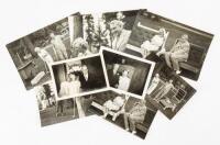 Eight candid photographs of William Randolph Hearst and Marion Davies together